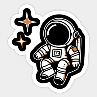 Space Man Sticker